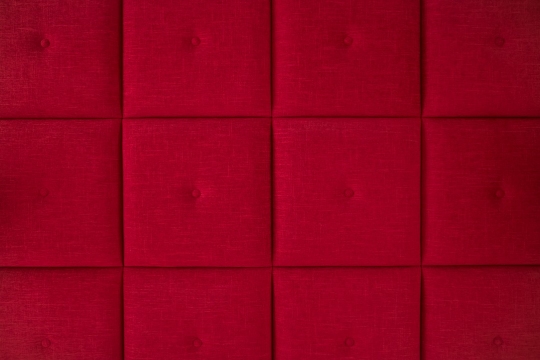 czerwone panele ścienne tapicerowane